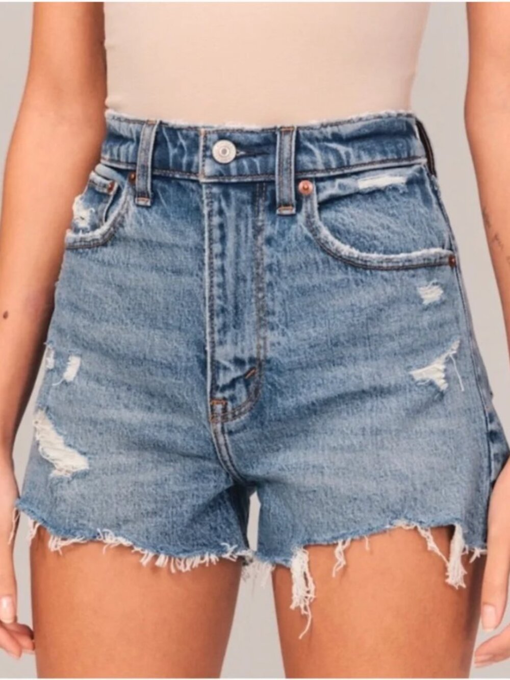 Abercrombie & Fitch The 4" Mom Short High Rise Shorts Size 30/10